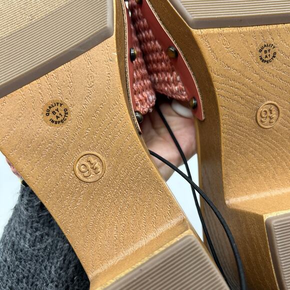 a.n.a Womens Robinson Heeled Sandals Terracotta Pink Size 9.5M - Picture 11 of 13